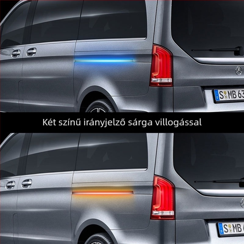 MPV Ajtó Track Light - Szilikon + LED, 12V, Beágyazott telepítés, MPV modellhez