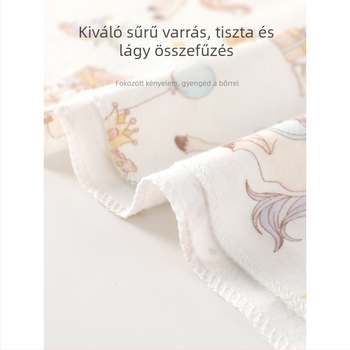 Su dou pamut baba swaddle kendő Cartoon mintával, A-kategóriás, babáknak és kiskorúaknak.