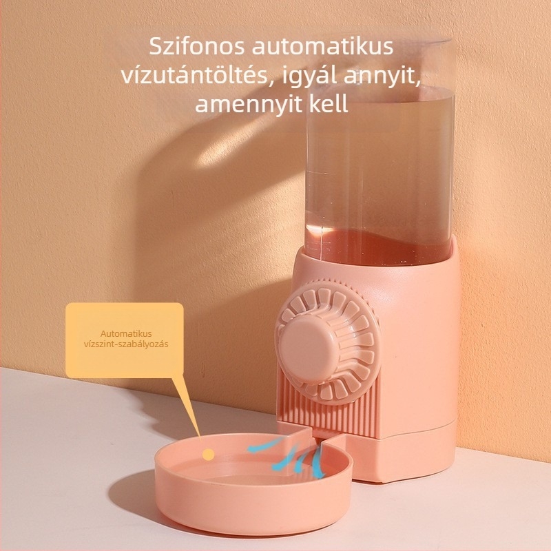 Automatikus függő víz adagoló kutyáknak és macskáknak, ABS anyag, nagy kapacitás