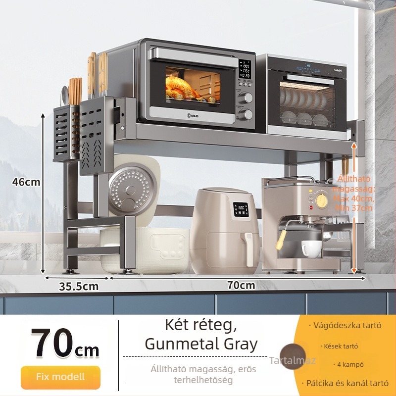 E-típusú szénacél mikrohullámú sütőpolc — fém szerkezet, Modell E, 1x1, OEM logó, Xiong Tribe Home Furnishing