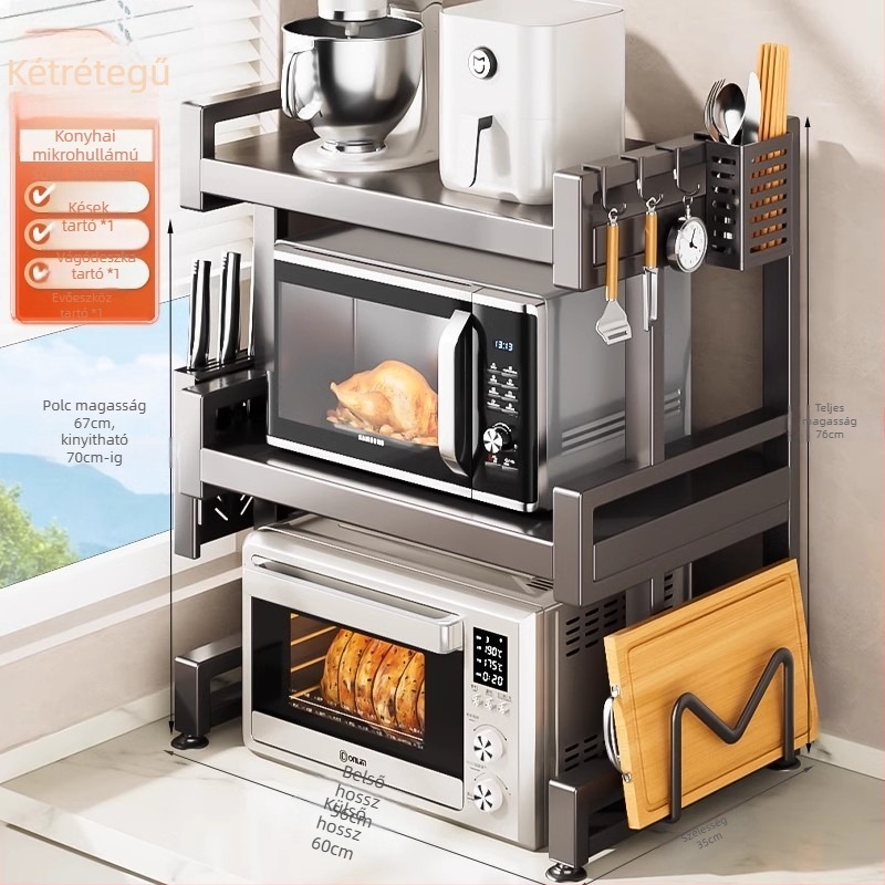 E-típusú szénacél mikrohullámú sütőpolc — fém szerkezet, Modell E, 1x1, OEM logó, Xiong Tribe Home Furnishing