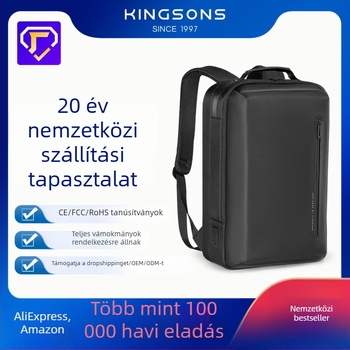 Férfi üzleti hátizsák — 20–35 L, Poliészter, Légáteresztő, Vízálló, 15.6 inch laptop kompatibil