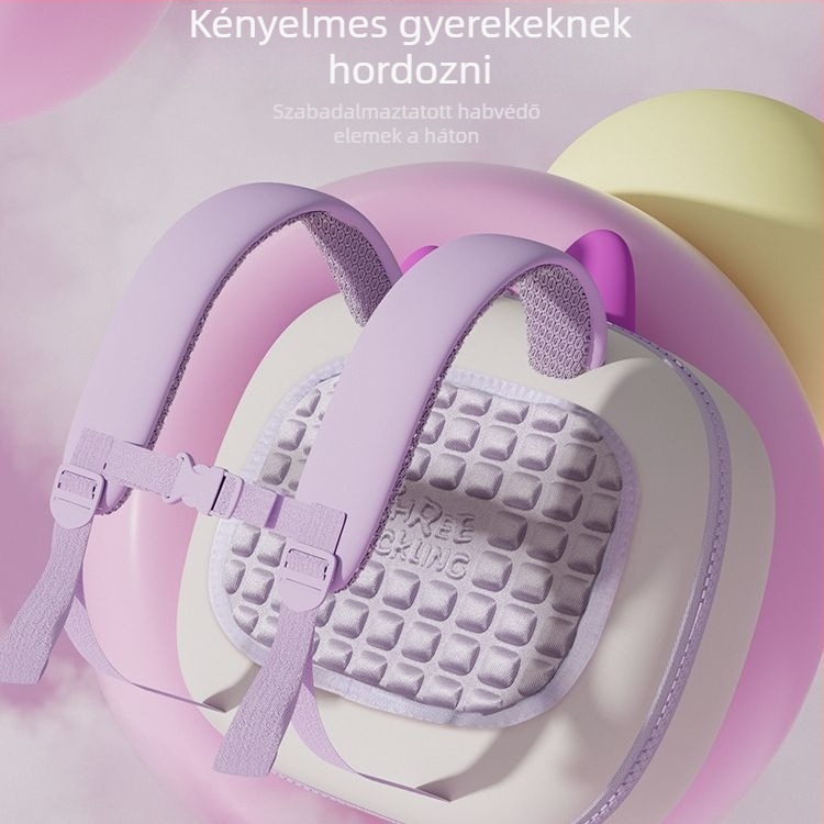 EVA keményhéjú ovis hátizsák, uniszex, éjszakai fényvisszaverő biztonság, ultrakönnyű, vízálló, légpárnás vállpánt, dinoszaurusz mintával