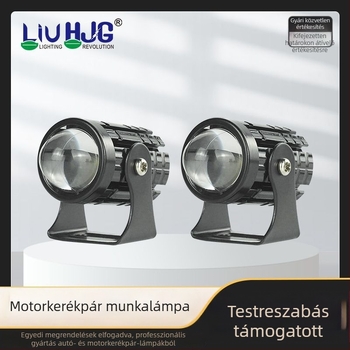 LED motorkerékpár fényszóró, kétszínű, integrált magas- és alacsony fényével