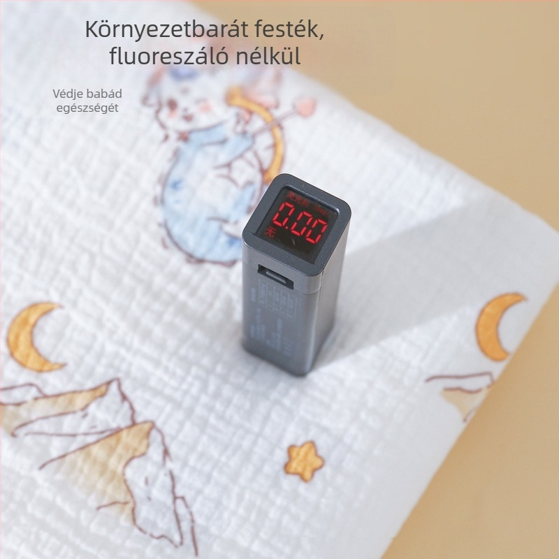 100% pamut géz babafogó törölköző – vékony nyári fürdő-törölköző babáknak