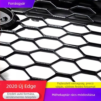 Ford Edge 2020 ST Sport méhsejt mintájú grilles – ABS műanyag, lökhárítóhoz szerelés, standard méretek, tömeg 5 kg