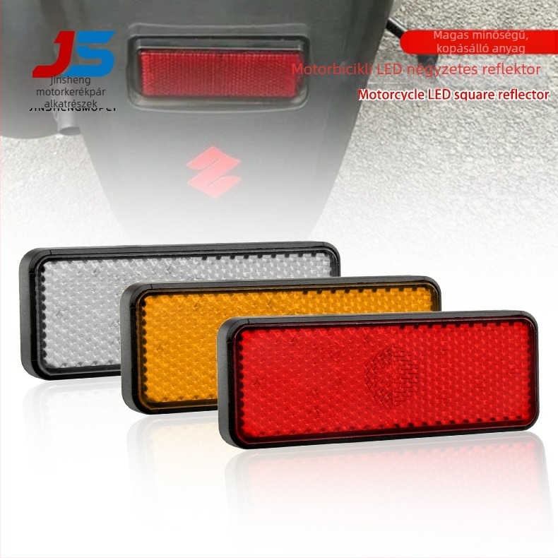 Motorkerékpár téglalap alakú LED-reflektor LED modullal, 12V, 1,5W, 3000K, 50 000 óra élettartam