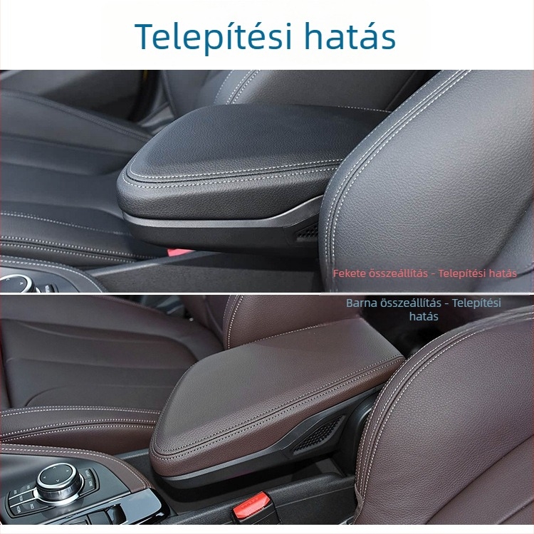 Oukachi BMW X1/X2 Központi tároló doboz készlet – F48/F49/F39/F45/F46 modellekhez, kompatibilis X1/X2 2. sorozat, Termékkódok: 51169387378, 51169317571, 51169359963