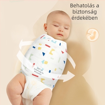 Wilberu Újszülött körbefogó kendő, 100% pamut, Cartoon minta