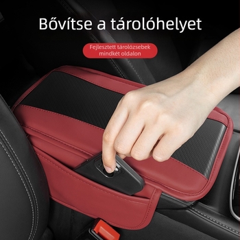 Autókönyöklő matrac, bőr, Td-16806, univerzális kompatibilitás, lélegző csúszásmentes védőpanel, súly 150 g