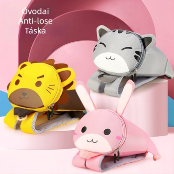 Gyerekeknek készült dinoszaurusz mintás hátizsák koreai stílusban, rajzfilm mintával, Oxford anyag, légáteresztő, ultra-könnyű, kopásálló, görbült vállpántok, iskola céljára