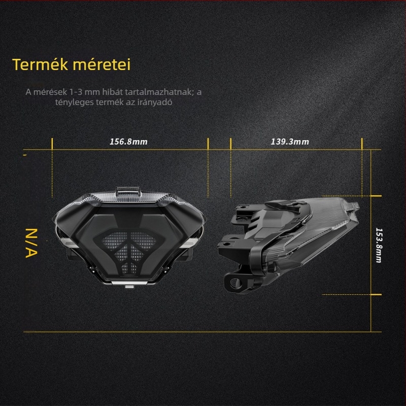 LED motorkerékpár hátsó lámpa Yamaha MT-25 (2015–2018), YZF-R25/R3