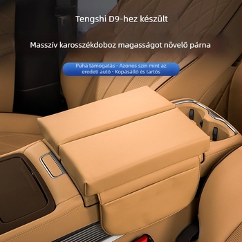 Parker bőr karfához tartozó fedél emelt tárolóval a Tengshi D9-hez
