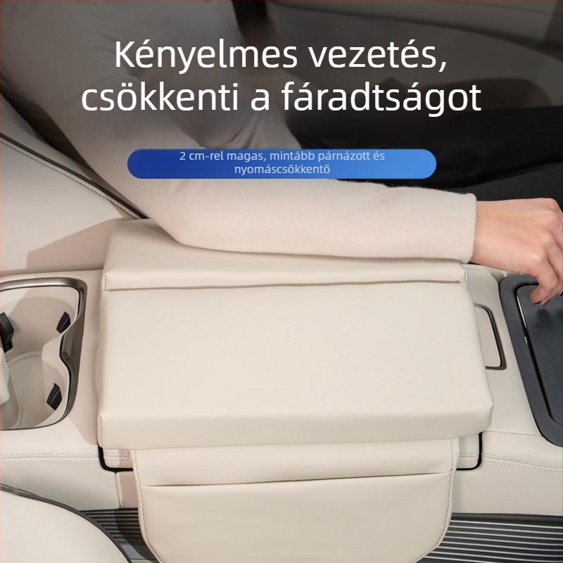 Parker bőr karfához tartozó fedél emelt tárolóval a Tengshi D9-hez