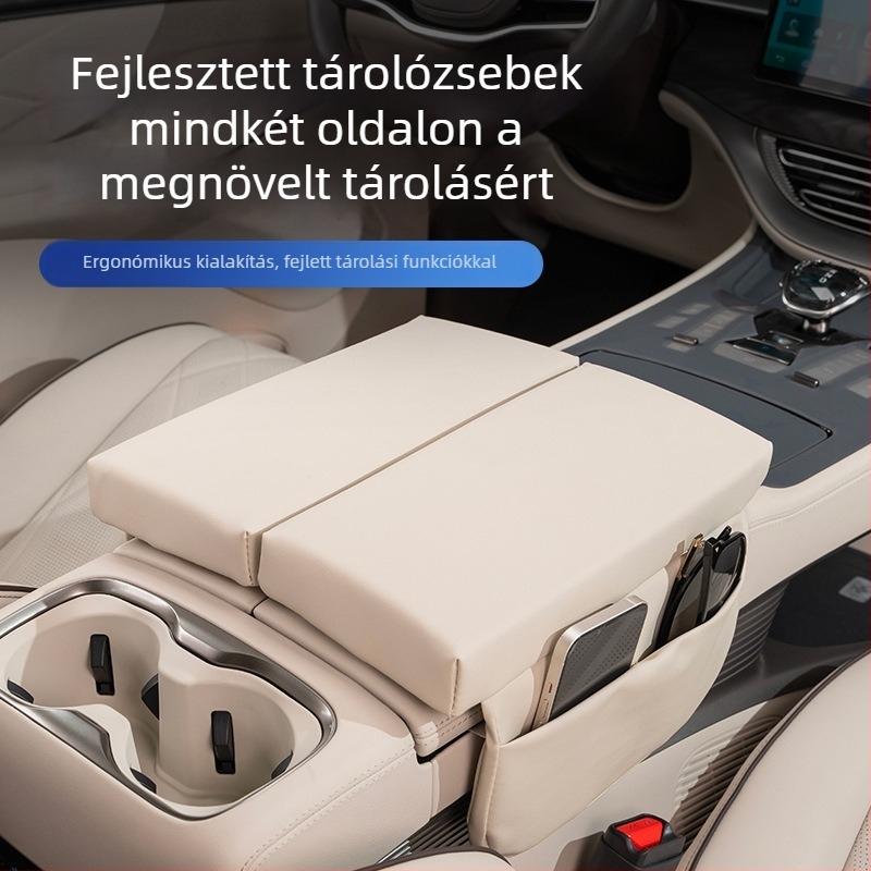 Parker bőr karfához tartozó fedél emelt tárolóval a Tengshi D9-hez