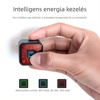 Kerékpár hátsó lámpa intelligens fékérzékelővel, USB-töltésű, hegyi és úti kerékpárokhoz