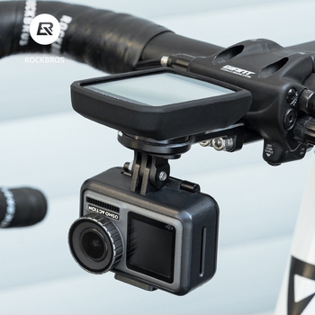 RockBros Kiterjesztett Tartó Akciókamera, Kerékpár Számítógép és Kerékpár Fényhez – Alumíniumötvözet