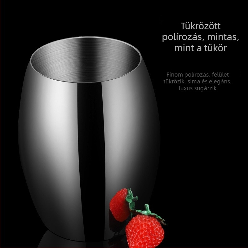 Tölcsér alakú hamutál 304 rozsdamentes acélból, hamu kilövése elleni kialakítás, modern minimalist dizájn, újrafelhasználható