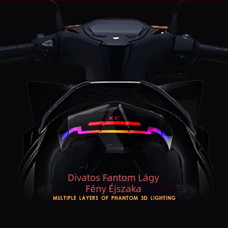 Motorkerékpár hátsó lámpa VARIO150-hoz, SPW-WD228-J, LED, 12V, 3W, fényáram 3000-5000 lm