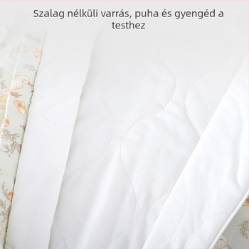 Levehető ujjas hálózsák csecsemők és 1–3 éves gyerekek számára, külső és bélés 95% feletti pamutból, poliészter töltet, fém cipzár, nyomtatott minta, téli–őszi használatra