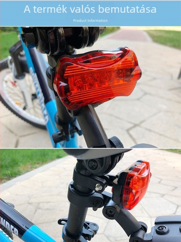 Odakon 5 LED-es kerékpár éjszakai világítás készlet
