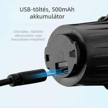 Kerékpár hátsó lámpa intelligens fékjelzővel és figyelmeztető fénnyel éjszakai bringázáshoz - ROCKBROS