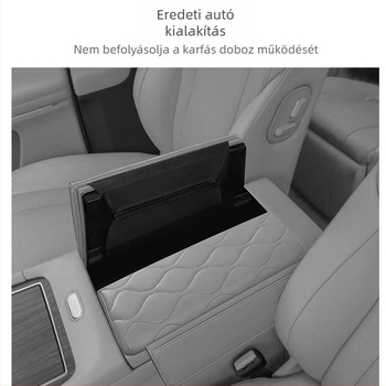 Bőr kartámasz párna és könyökvédő Xiaopeng X9-hez – központi konzol felújítás, kopás elleni védelem