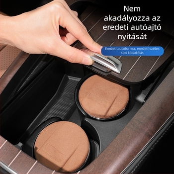 Mercedes-Benz autó hamutartó éjjeli világítással, belső kiegészítő a S‑osztály számára (Model YGGSD-3326, Fém, Gravírozás)