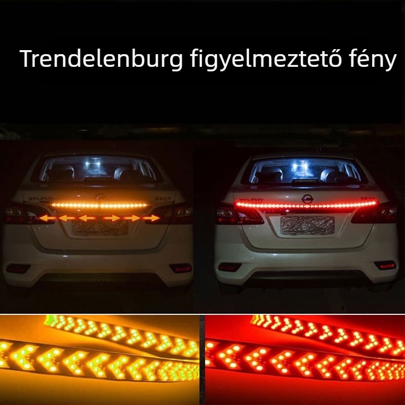 LED hátsó lámpa autóhoz, DRL092, Kevanly, PC ház, 12V, 50000 órás élettartam, univerzális kompatibilitás