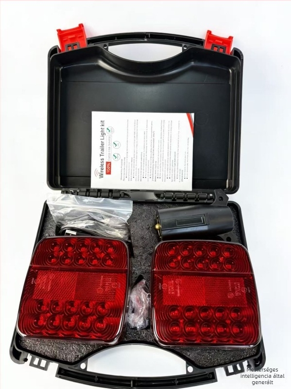 Mágneses, újratölthető vezeték nélküli LED hátsó lámpa teherautók és utánfutók számára – 36W, 10-30V, 2000 lm, 6000K, vízálló