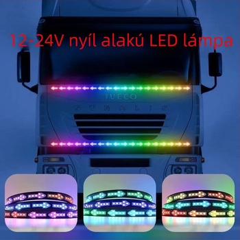 12-24V LED lámpa nyíl formájú marquee dizájnnal, színváltó folyó víz effektussal, univerzális Ranger lámpa