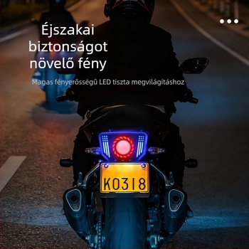 Motorkerékpár LED hátsó lámpa, 12V, 2.4W, élettartam 50 000 óra