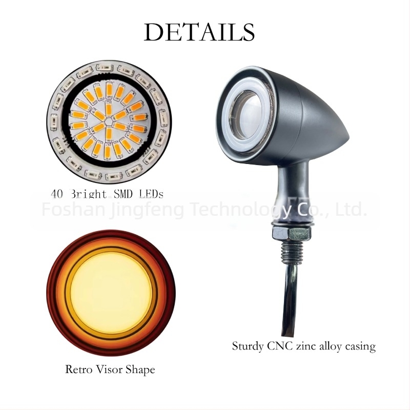Mq-57 LED 3-in-1 index- és féklámpa univerzális motorkerékpárokhoz, 12V