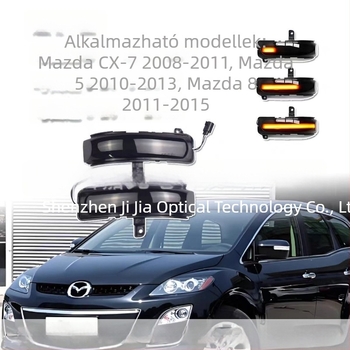 LED visszapillantó tükör világítás folyó jelzőfénnyel, 12V, 5W, LED, élettartam 50 000 óra, Mazda 5/8 CX-7 MPV-kompatibilis