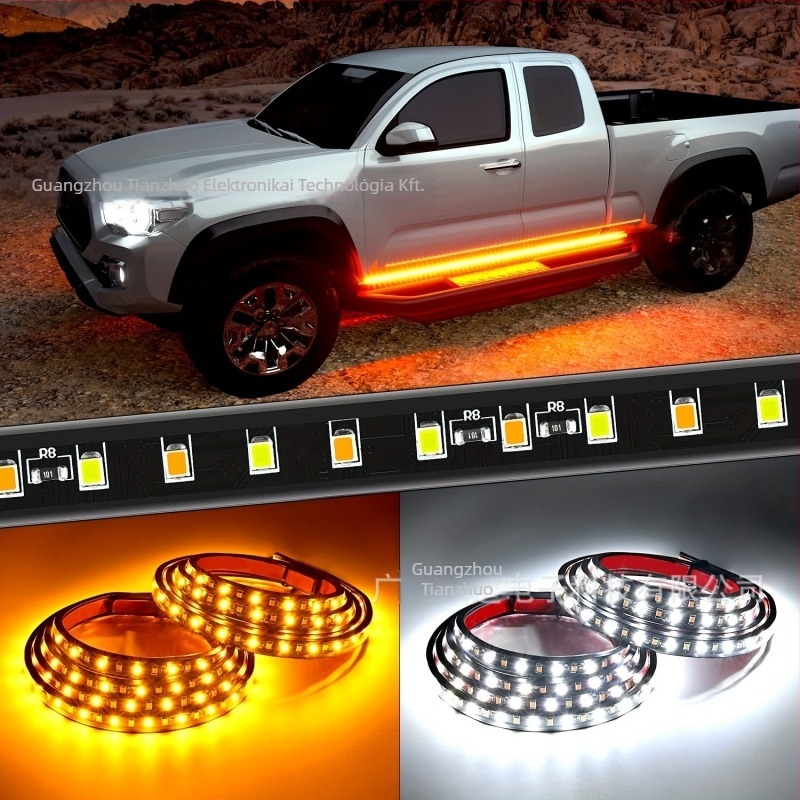Pickup teherautó pedál világítás, PVC szalag, 12V, 10W, 2A