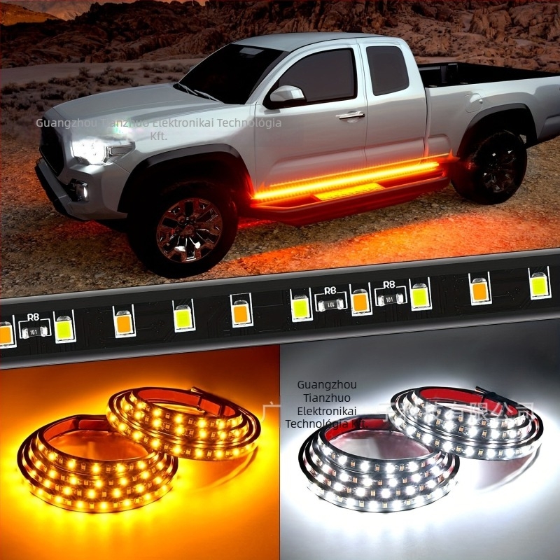 Pickup teherautó pedál világítás, PVC szalag, 12V, 10W, 2A