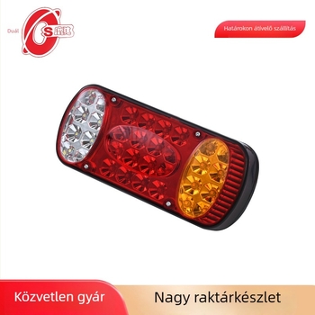 12–24V LED teherautó hátsó lámpa készlet — tolatás, index és féklámpa