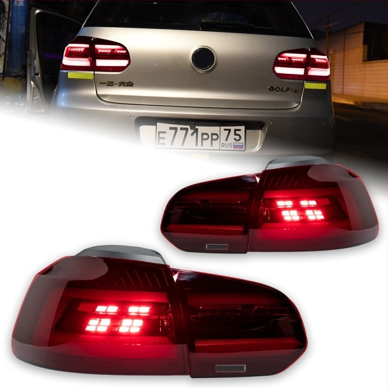 Golf 6 hátsó LED lámpa készlet (2009–2012) – LED fényforrás, Golf 6 kompatibil