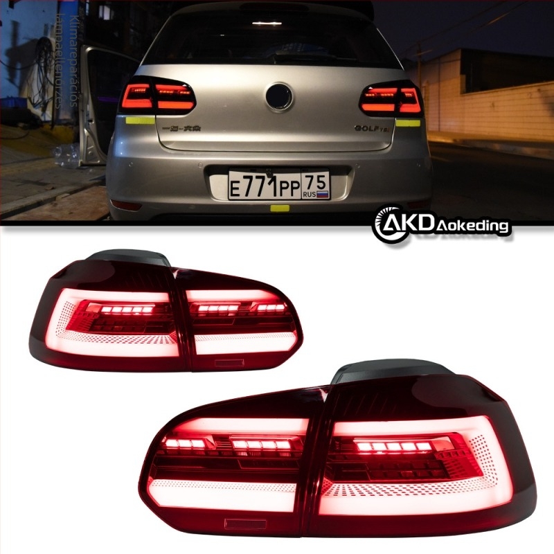 Golf 6 hátsó LED lámpa készlet (2009–2012) – LED fényforrás, Golf 6 kompatibil