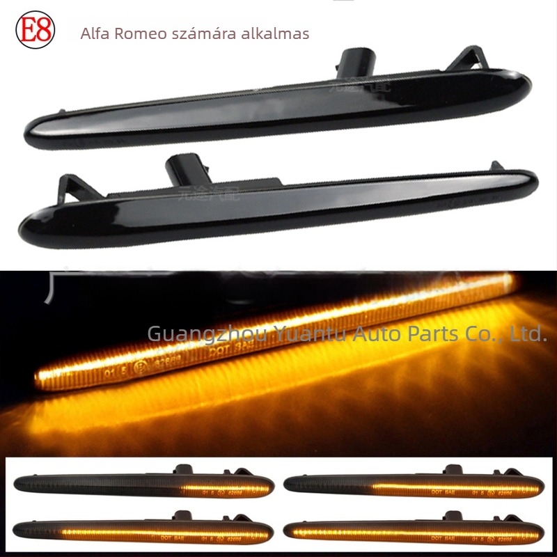 Kerékív oldalsó fénye Alfa Romeo Giulietta Typ 940 – ABS anyag, 12V, 2400 lm, Modell 50513758, Kompatibilis Giulietta 2010-2021