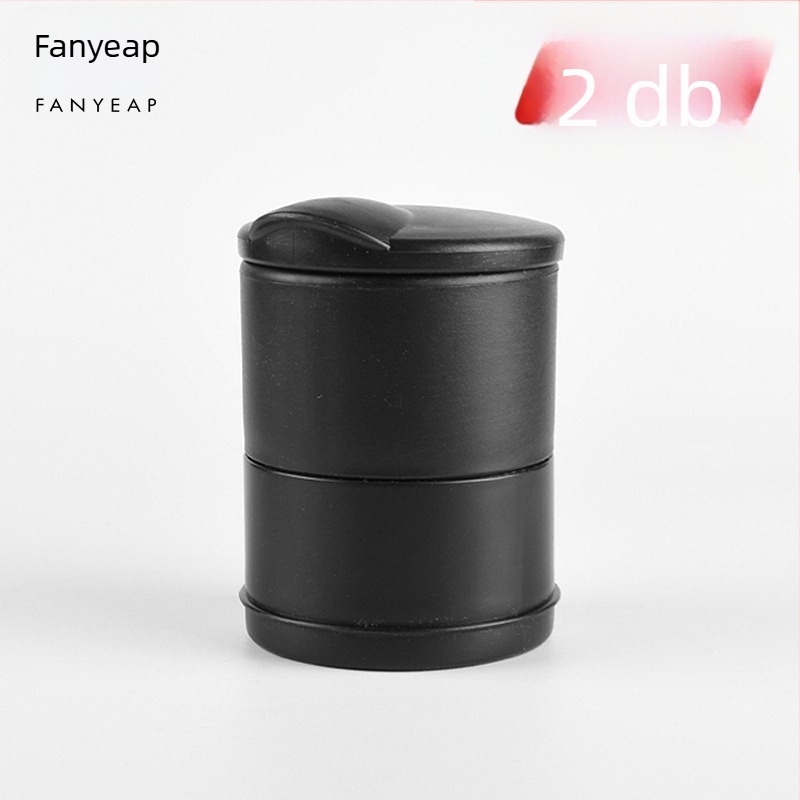 Autó belső hamutál fedővel és világítással — melamín anyagból, márka Fan Yi, modell 1, tömeg 0,1 kg