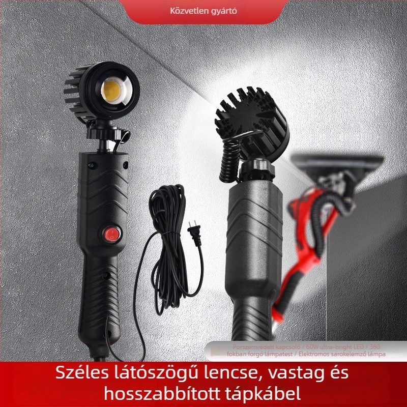 Sarok LED lámpa – belső sarokvilágítás, nagy fényerejű spotfény, Modell: Clear Horn Lamp, Márka: Weilai, vakoláshoz falakon