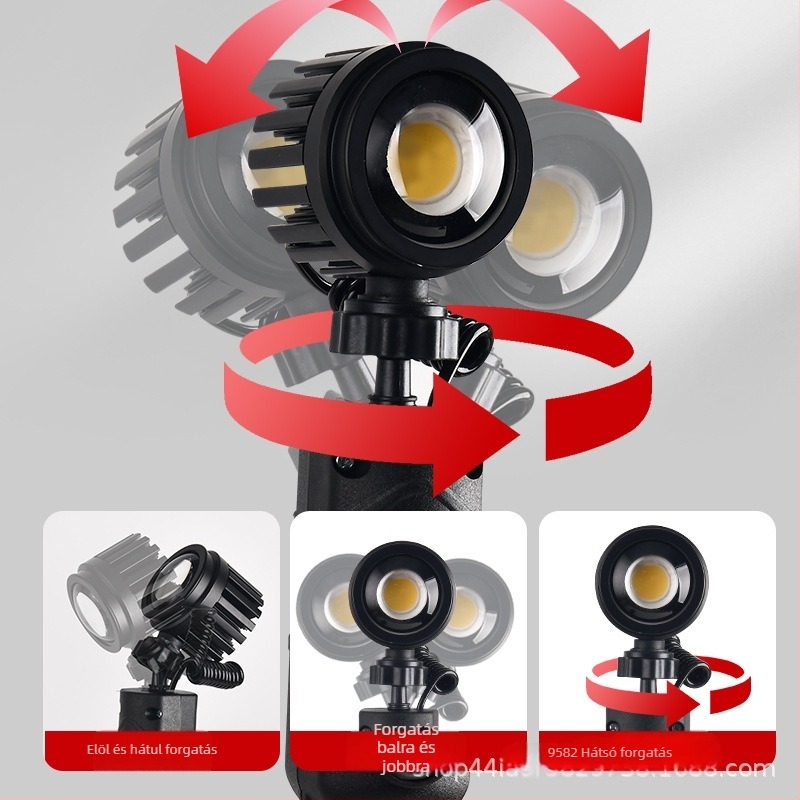 Sarok LED lámpa – belső sarokvilágítás, nagy fényerejű spotfény, Modell: Clear Horn Lamp, Márka: Weilai, vakoláshoz falakon