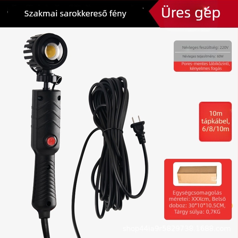 Sarok LED lámpa – belső sarokvilágítás, nagy fényerejű spotfény, Modell: Clear Horn Lamp, Márka: Weilai, vakoláshoz falakon