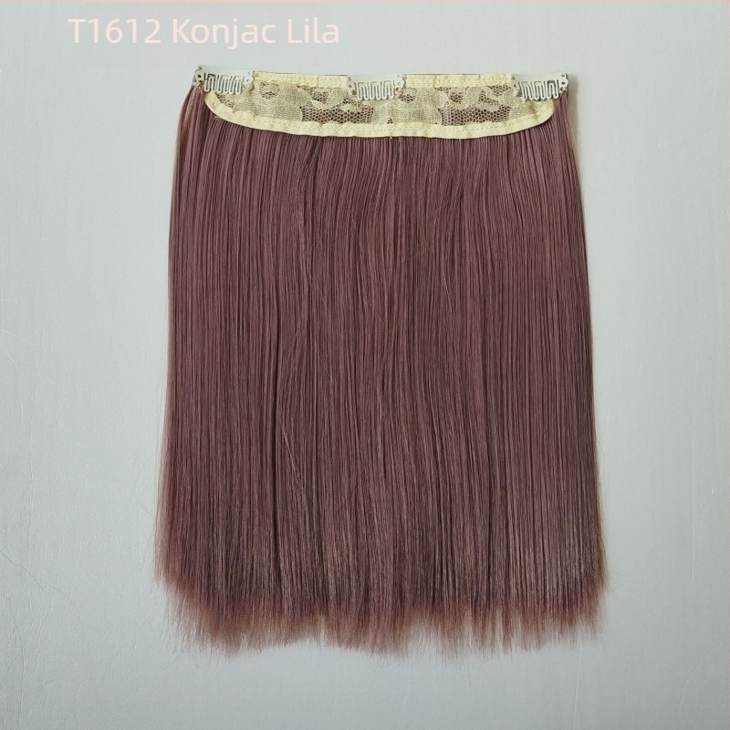 20 cm-es baba paróka hőálló rostból, egyenes haj, clip-es rögzítés, több színben, levehető, új stílus