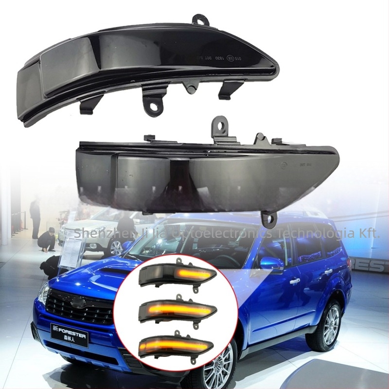 LED oldaltükrö jelzőfények Subaru Forester és Outback számára, szekvenciális világítás, 12V, 6500K, 5W, ABS, 50 000 óra
