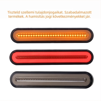 Kamion és utánfutó LED hátsó lámpa, modell YLFDG3IN1, 10-30V, 0.7W, 2835 LED, élettartam 30000 h