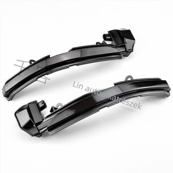 Jaguar hátsó tükrének irányjelzője folyóvíz effektussal, 12V, 5W, modell LSG-LH003, élettartam 5000h, kompatibilis Jaguar XE/XF/XJ/XK