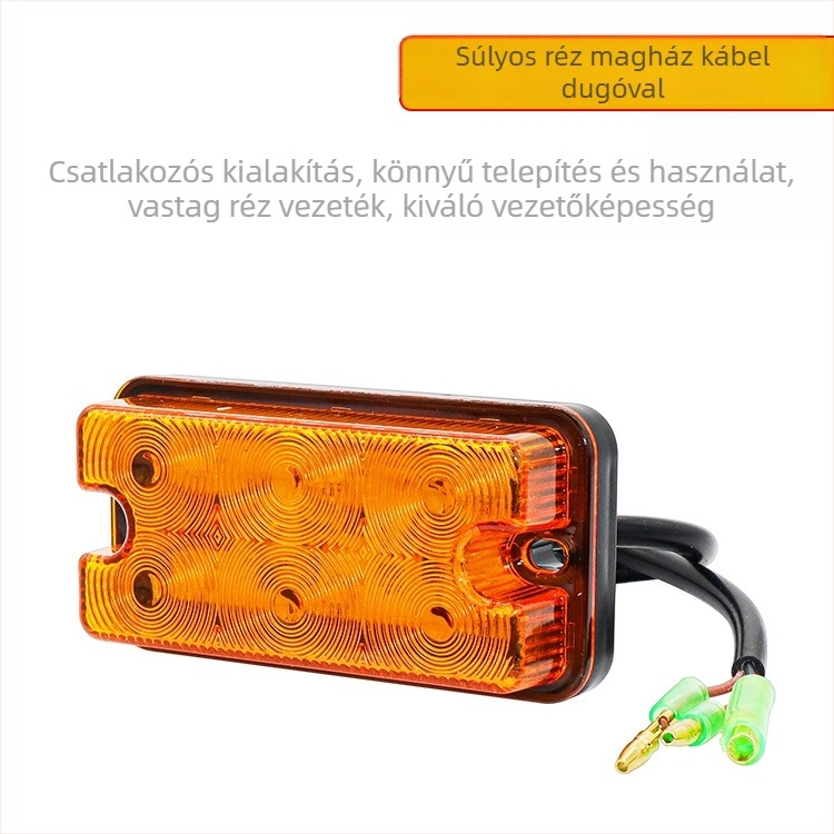 Targonca LED első kanyarodó fény és hátsó lámpa, A/X sorozat, modell ZS-a30, 12-80V, 6W