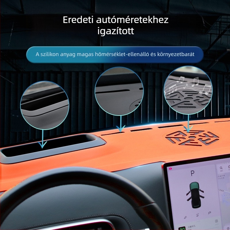 Autó műszerfal anti-glare matt – Ideal L7/L8/L9, szilikon, minden évszakhoz, Weinai